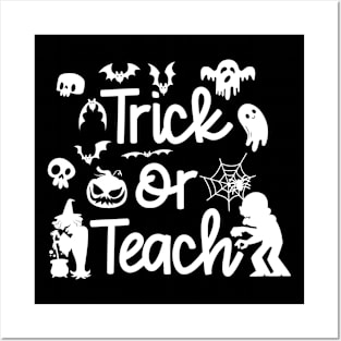 Halloween Teacher Back To School Saying Posters and Art